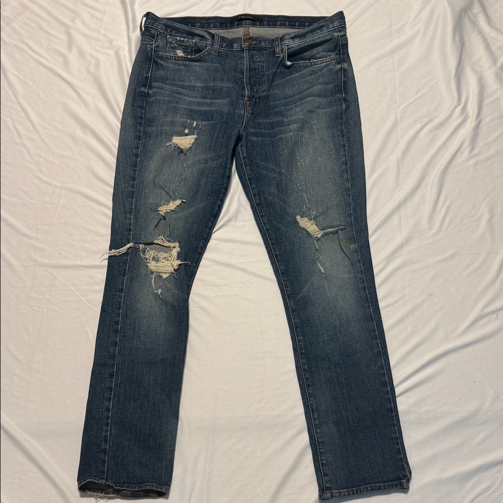 J Brand Men's Straight‎ Distressed Denim Jeans size 30